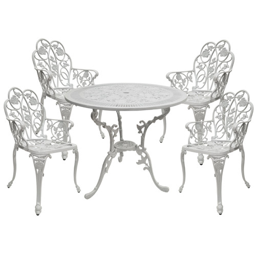 Aluguss gartenset jugendstil - aluguss,
