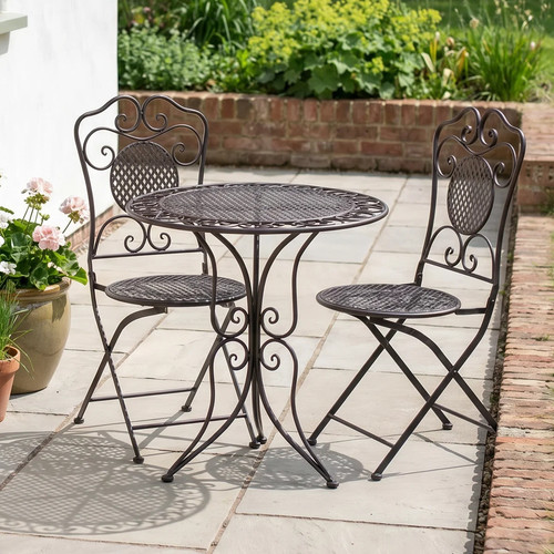 Bistro set eisen rund - bistro-set,