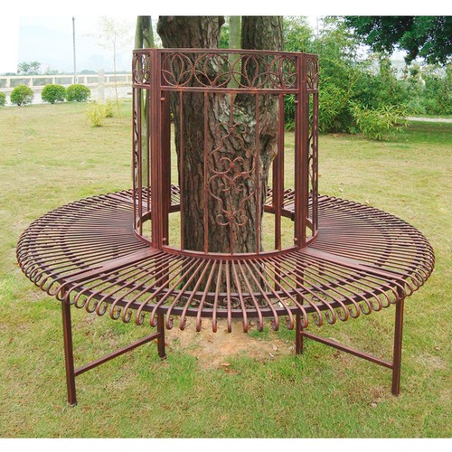 Gartenbank baumbank sun metall - gartenbank,