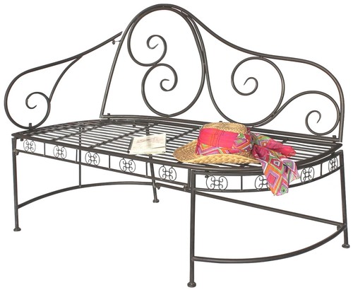 Gartenbank metall wetterfest - metall,