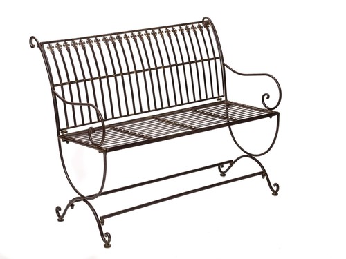 Nostalgie gartenbank metall - nostalgie,